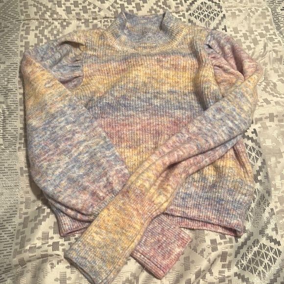 Rainbow cropped sweater - Picture 1 of 3